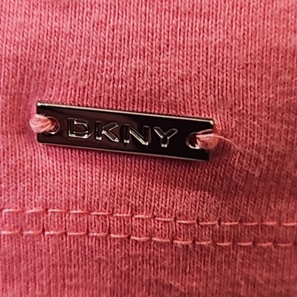 DKNY Women's Pink Basic Cotton Crewneck Size XXL - Picture 7 of 10